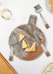 The Mia SNM0268 Mermer Peynir Bıçağı 3 Lü Set