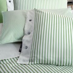 Sarev Tommy V4 Yeşil Pamuk Saten Nevresim Takımı Tek Kişilik