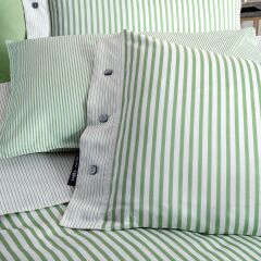 Sarev Tommy V4 Yeşil Pamuk Saten Nevresim Takımı Tek Kişilik