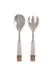 The Mia SNM0269 Mermer Salata Servisi 2 Li Set