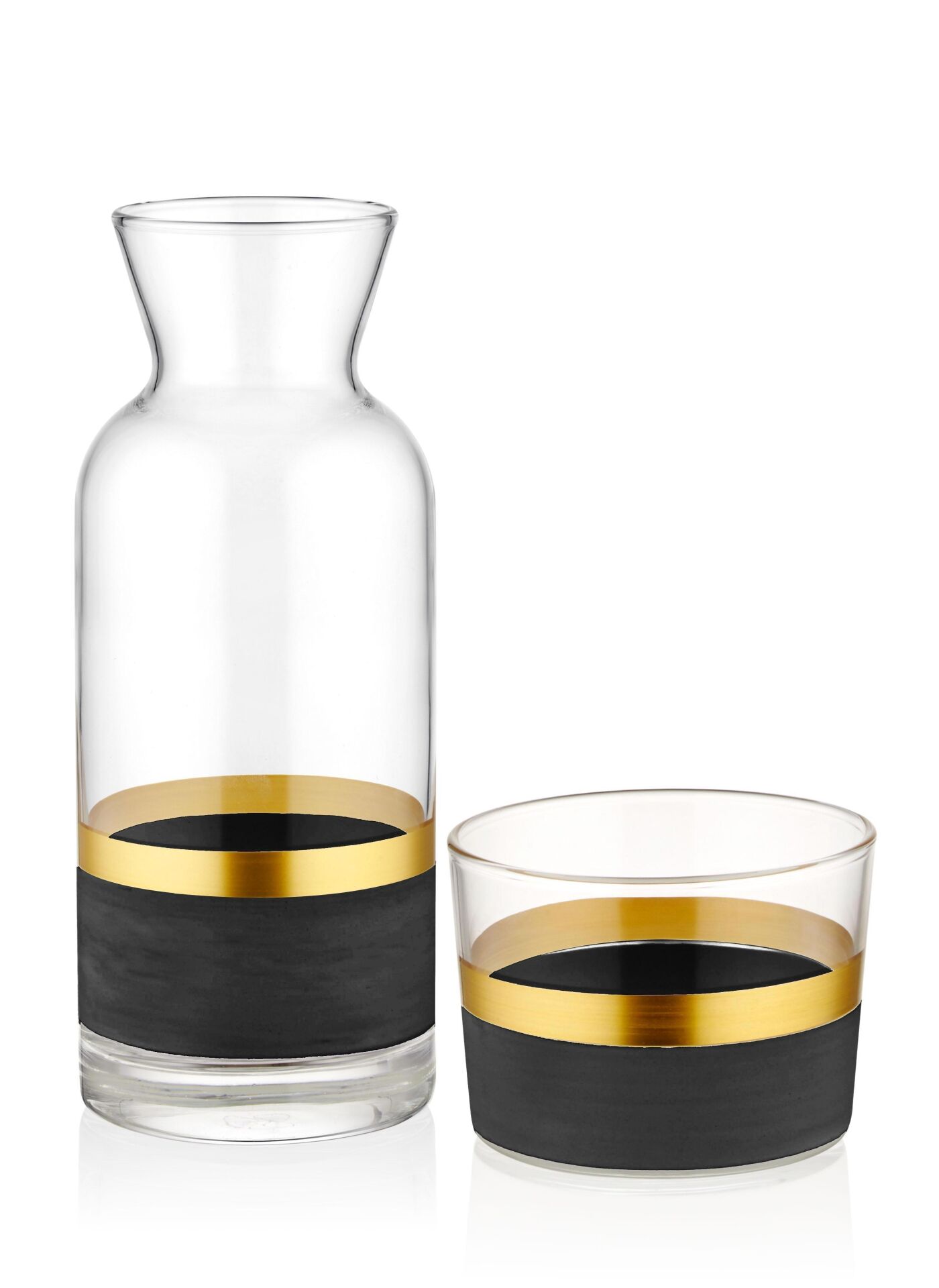 The Mia GLW0007 Glow Başucu Sürahisi Siyah & Gold