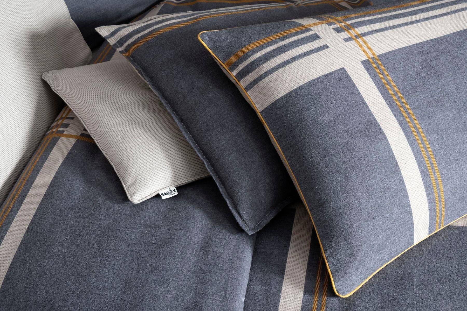 Sarev Alaska V1 Flanel Çift Kişilik Nevresim Takımı