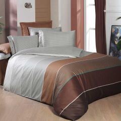 Sarev Benjamin V3 Saten Nevresim Takımı Çift Kişilik