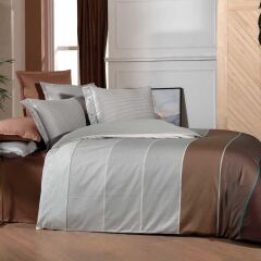 Sarev Benjamin V3 Saten Nevresim Takımı Çift Kişilik