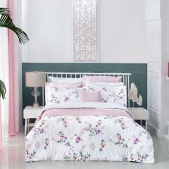 Sarev Ashley V1 Pamuk Saten Nevresim Takımı Çift Kişilik