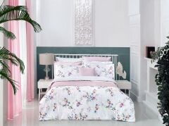 Sarev Ashley V1 Pamuk Saten Nevresim Takımı Çift Kişilik