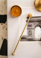 The Mia BRS0129 Brass Pirinç Altıgen Mum Söndürücü 16 Cm