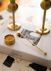 The Mia BRS0129 Brass Pirinç Altıgen Mum Söndürücü 16 Cm