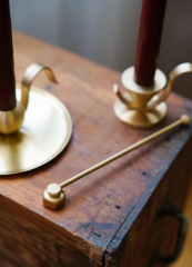 The Mia BRS0129 Brass Pirinç Altıgen Mum Söndürücü 16 Cm