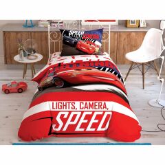 Taç Lisanslı Disney Cars Spectator Nevresim Takımı Tek Kişilik