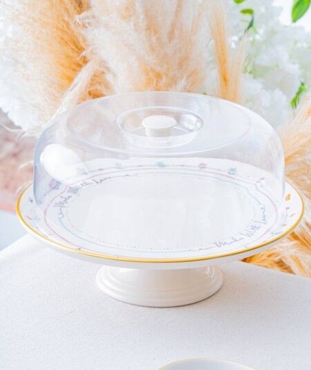 Acar 7733 Livaldi Ayaklı Kek Fanusu 30 Cm