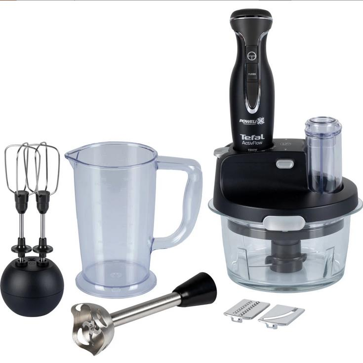 Tefal HB2358TR Powelix Activflow Expert Blender Set Siyah 1500 W