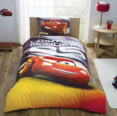 Taç Lisanslı Disney Cars Lightning Nevresim Takımı Tek Kişilik