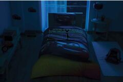 Taç Lisanslı Disney Cars Lightning Nevresim Takımı Tek Kişilik