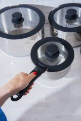 Acar 8620 Mars 12 Parça Çelik Tencere Seti