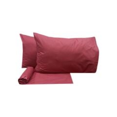Sarev Fitted Çarşaf Seti V79 Çift Kişilik Kiremit 180x200