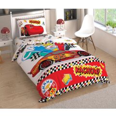 Taç Disney Cars Kackow Tek Kişilik Nevresim Takımı