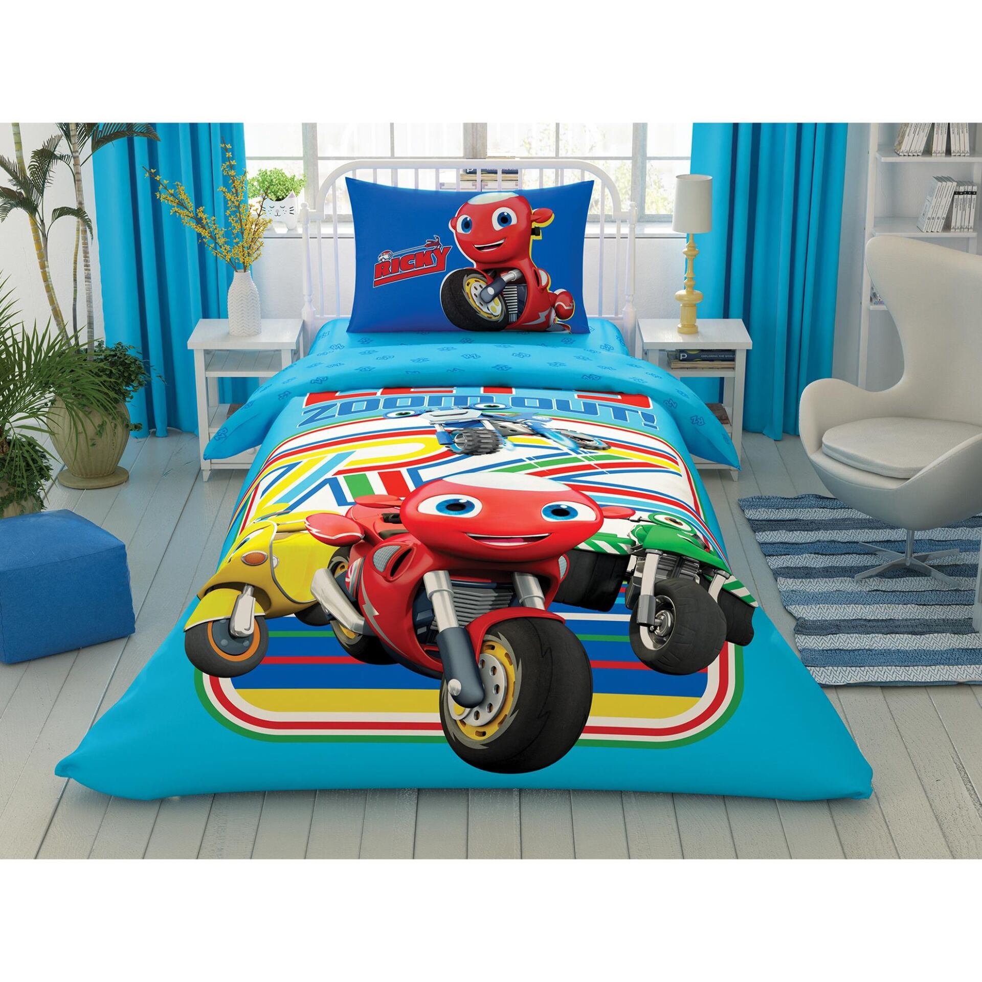 Taç Rıcky Zoom Tek Kişilik Nevresim Takımı