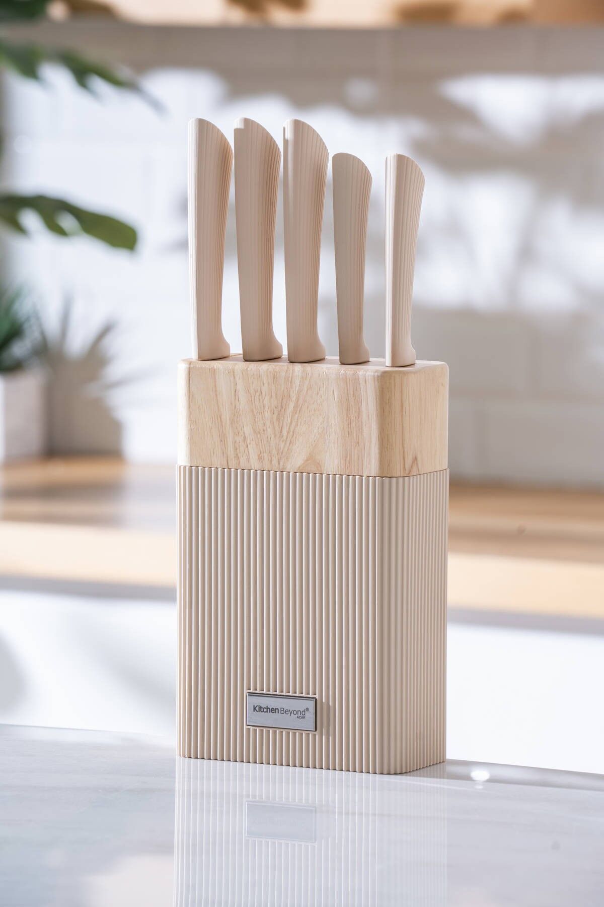 Acar 7964 Cooper 6 Parça Standlı Bıçak Seti