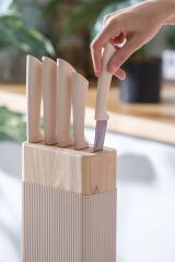 Acar 7964 Cooper 6 Parça Standlı Bıçak Seti