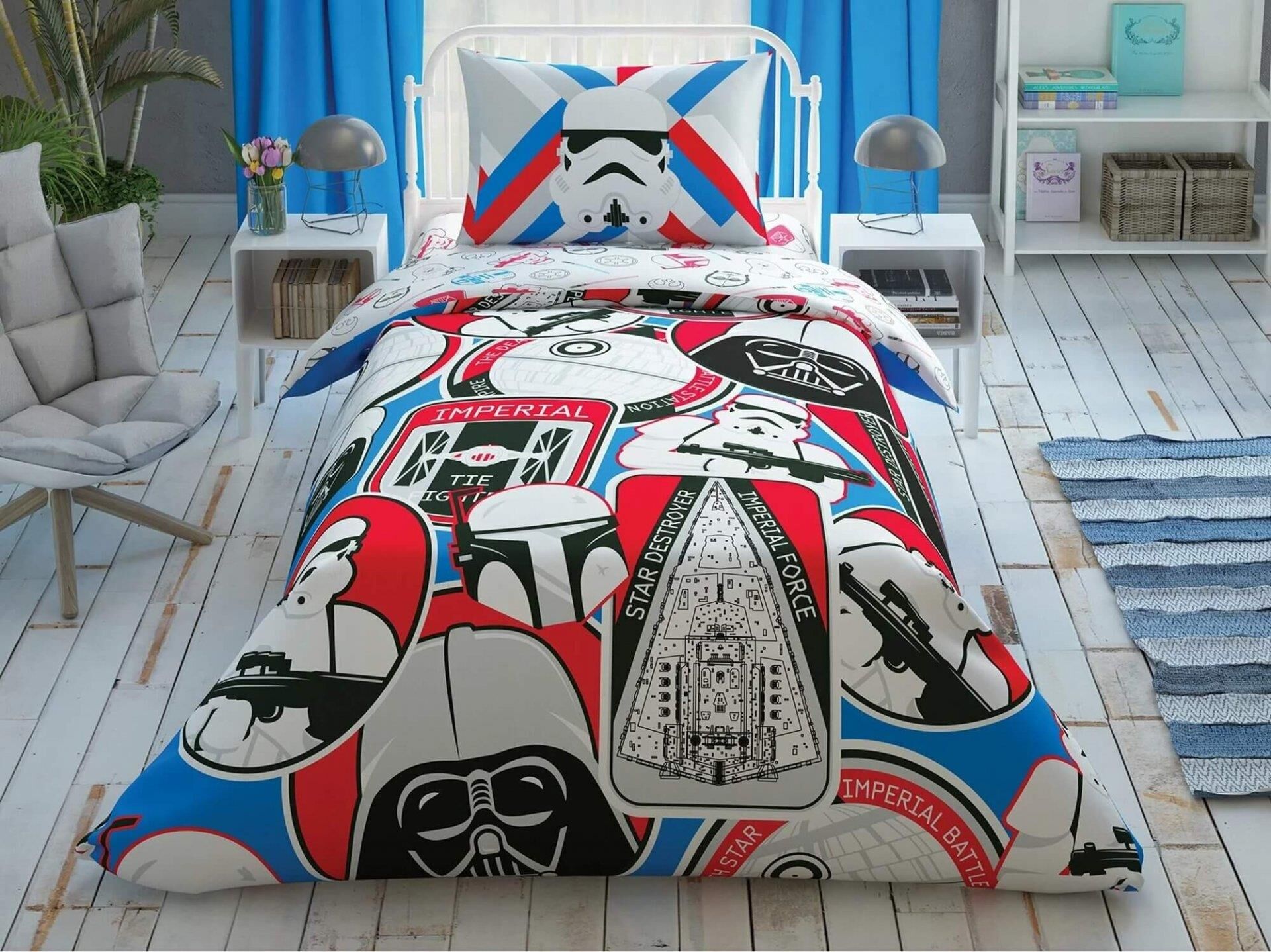 Taç Star Wars Galactic Mission Tek Kişilik Nevresim Takımı