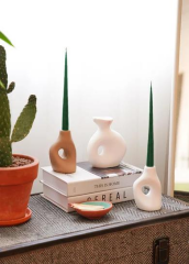 The Mia MUM0270 Iconic Khaki Şamdan Mum 2 Li Set