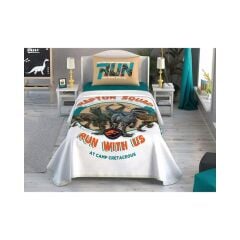 Taç Lisanslı Jurassic World Pike Takımı Tek Kişilik