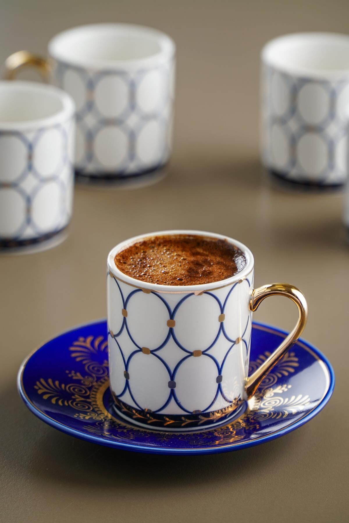 Acar Callesium 11325 Porselen 6 Lı Kahve Fincan Takımı