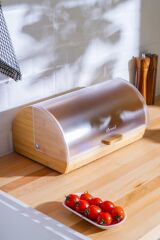 Acar 7470 Sirius Bambu Ekmek Saklama Kutusu - 39 Cm