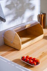 Acar 7470 Sirius Bambu Ekmek Saklama Kutusu - 39 Cm