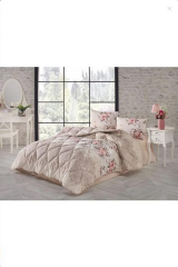 Kristal Light Rnf. Yaren Kahve Uyku Seti Çift Kişilik