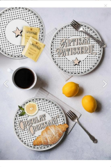 The Mia EML0002 Emily Pasta Tabağı 6 Lı Set - 19 cm