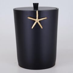 Selim Ocean SBNY 154SYA15RS Siyah Altın Banyo Seti