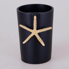 Selim Ocean SBNY 154SYA15RS Siyah Altın Banyo Seti