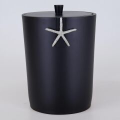 Selim Ocean SBNY 154SYG15RS Siyah Gümüş Banyo Seti