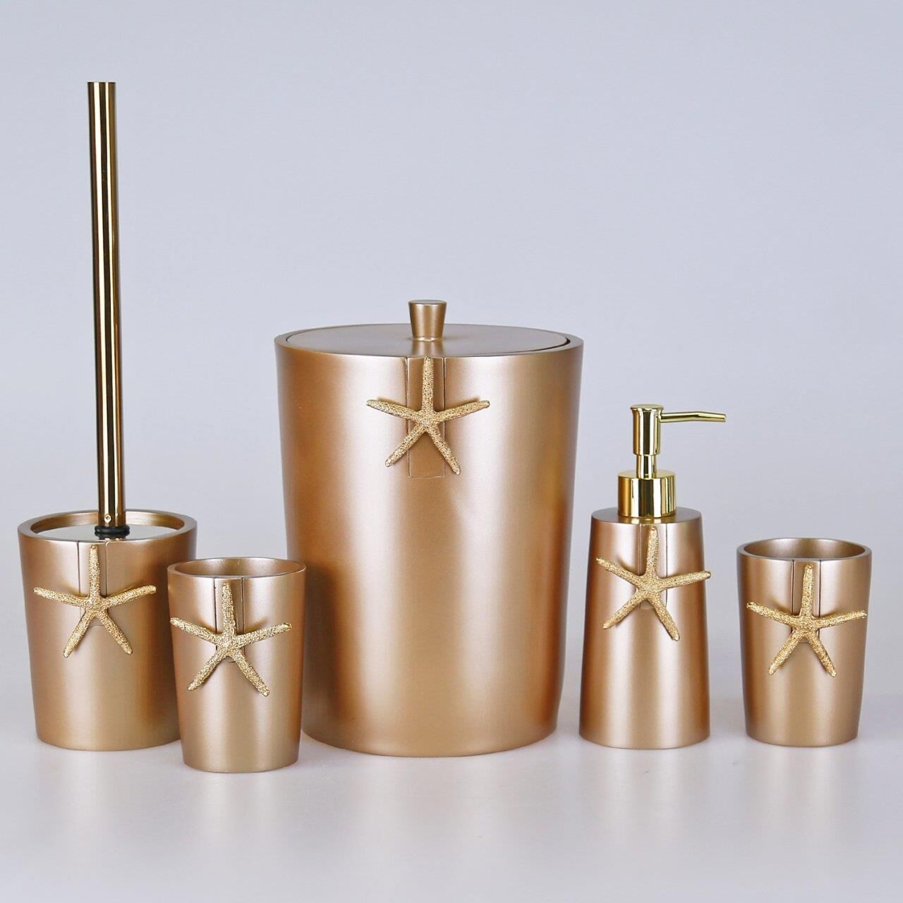 Selim Ocean SBNY 154VZA15RS Vizon Altın Banyo Seti