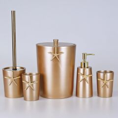 Selim Ocean SBNY 154VZA15RS Vizon Altın Banyo Seti