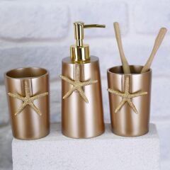 Selim Ocean SBNY 154VZA15RS Vizon Altın Banyo Seti