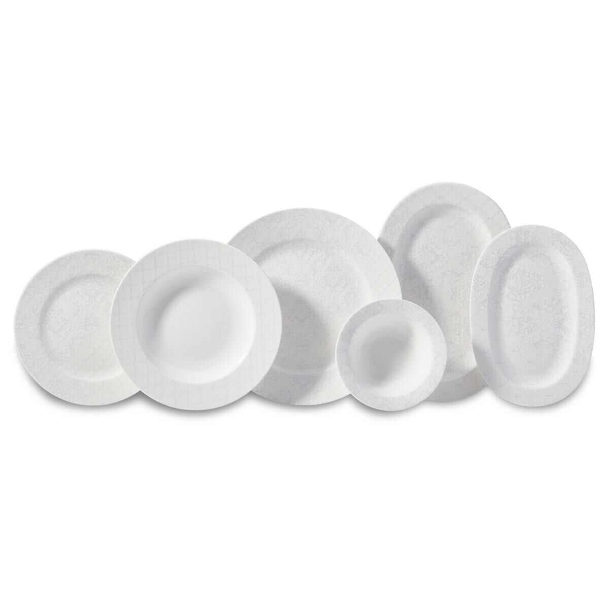 Korkmaz A8868 Vanessa Collection 55 Parça Yuvarlak Yemek Takımı