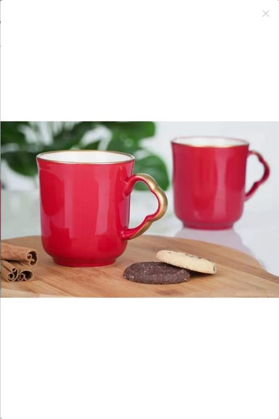 Acar 12357 Seda Kupa Kırmızı