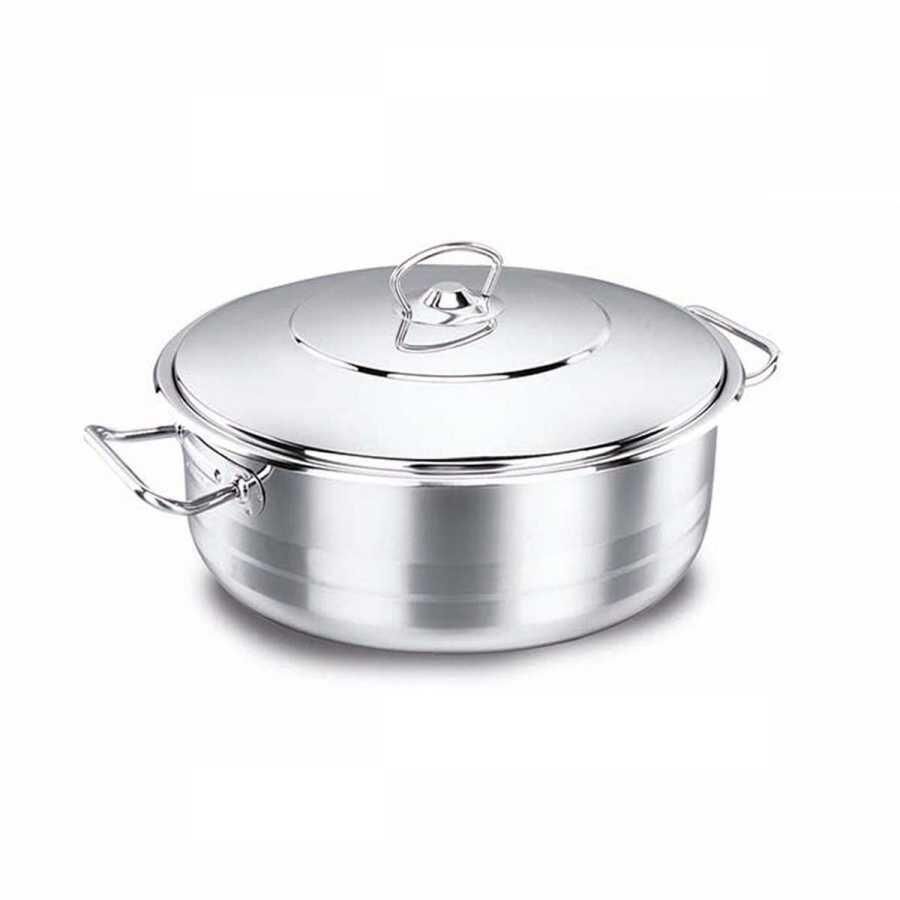 Korkmaz Mega A1947 Kısa Tencere 40x17 cm / 20.0 lt.