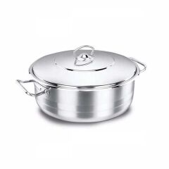 Korkmaz Mega A1947 Kısa Tencere 40x17 cm / 20.0 lt.