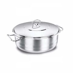 Korkmaz Mega A1947 Kısa Tencere 40x17 cm / 20.0 lt.