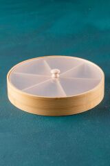 Acar 45 Bambu 6 Bölmeli Çerezlik