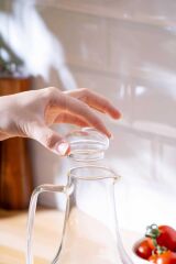 Acar 227 Cam Sürahi & Yağlık 1300 ML