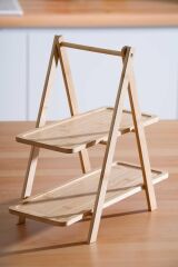 Acar 330 Bambu 2 Katlı Sunumluk