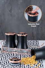 Acar 12012 3 Prç  Standlı Cam Baharat Seti