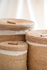 Acar 6446 Hasır 3 Lü Çamaşır Sepeti