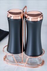 Acar 12014 2li Metal Standlı Cam Yağlık Sirkelik Seti