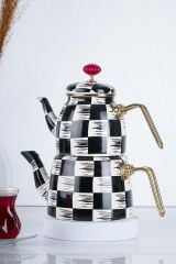 Acar 515 Qualita King Emaye Çaydanlık Takımı